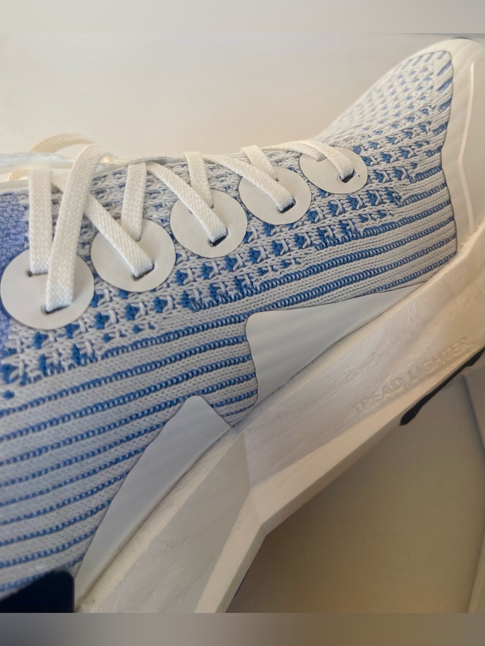 NEW ALLBIRDS TREE FLYER 2 BLIZZARD, PURE AZURE WOMENS RUNNING SHOE SIZE 8 or 10 - Picture 10 of 16